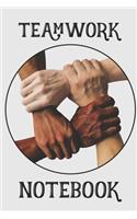 Teamwork Notebook: Co-Worker or Colleague Notebook Wide Ruled Lined Journal 6x9 Inch ( Legal ruled ) Birthday Gift Idea Interpersonal Problem Solving and Communication