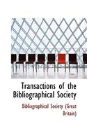 Transactions of the Bibliographical Society