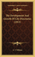 The Development And Growth Of City Directories (1913)
