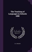 The Teaching of Languages in Schools 1888