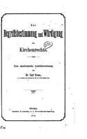 Zur Begriffsbestimmung und Würdigung des Kirchenrechts