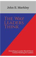 Way Leaders Think