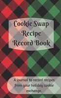 Cookie Swap Recipe Record Book