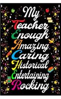Teacher Gifts Notebook