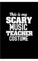 This is my scary music teacher costume