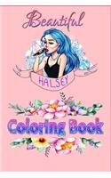 Beautiful Halsey Coloring Book