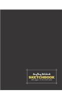 AmyTmy Notebook - Sketchbook - 200 pages - 7.44 x 9.69 inch - Matte Cover