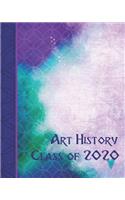 Art History Class of 2020: College Ruled Composition Notebook for Seniors, Graduation Gift, Cute Trendy Lined Journal (8"x10") 100 Blank Pages Homeschool Workbook for Students