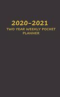 2020-2021 Two Year Weekly Pocket Planner