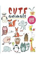 Cute Animals Coloring Book for Kids