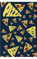 Pizza with extra cheese: Blank Lined Journal - Pizza Journal for Husband