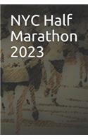 NYC Half Marathon 2023: Blank Lined Journal