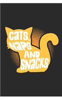 Cats Naps and Snacks: Blank Lined Notebook for Cat Lovers and Pet Owners