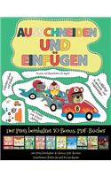 Kunst und Bastelideen mit Papier (Ausschneiden und Einfügen - Rennwagen): Ausschneiden und Einfügen - Rennwagen(58 Kunst Und Bastelideen Mit Papier)