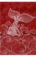 Journal Notebook Whale Pattern 5