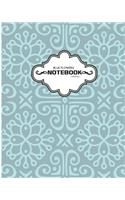 Blue Flower Notebook