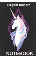 Elegant Unicorn Notebook: Unicorn Notebook for grownups(4 Unicorn Notebooks)