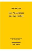 Der Ausschluss Aus Der Gmbh