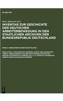 Staatsarchiv Hamburg. Archiv Der Hansestadt Lubeck: Uberlieferung Aus Der Staatsverwaltung Bis 1937. Indices: Staatsarchiv Hamburg Teil 1 U. 2, Archiv