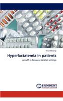 Hyperlactatemia in patients