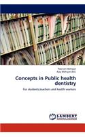 Concepts in Public Health Dentistry
