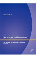 Sprechstile in Videospielen