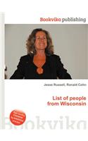 List of People from Wisconsin