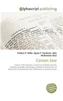 Canon Law: (English)