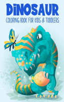 Dinosaur Coloring Book for Kids & Toddlers: Cute Dinosaurs to Color for Children - Dino Gifts for Boys & Girls