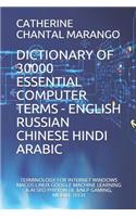 Dictionary of 30000 Essential Computer Terms - English Russian Chinese Hindi Arabic