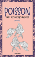 Livres à colorier pour adultes - Détente débutant - Animaux - Poisson