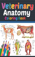 Veterinary Anatomy Coloring Book: Veterinary Coloring Work book for Medical and Nursing Students. Children's Science Books. Veterinary Anatomy Coloring Pages for Kids Toddlers Teens.