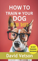 How to train your dog in 30 days: The ultimate guide for canin behavior