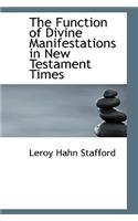 The Function of Divine Manifestations in New Testament Times