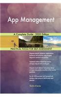 App Management A Complete Guide - 2020 Edition