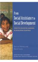 From Social Assistance to Social Development