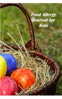 Food Allergy Journal for Kids