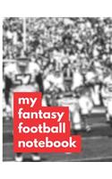 My Fantasy Football Notebook