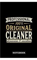Professional Original Cleaner Notebook of Passion and Vocation