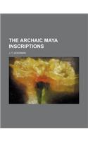 The Archaic Maya Inscriptions