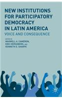 New Institutions for Participatory Democracy in Latin America