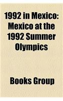 1992 in Mexico: Mexico at the 1992 Summer Olympics(English)