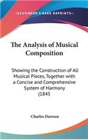 The Analysis of Musical Composition