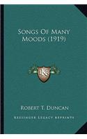 Songs of Many Moods (1919)