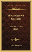 Analysis Of Sentences