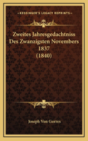 Zweites Jahresgedachtniss Des Zwanzigsten Novembers 1837 (1840)