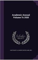 Academic Annual Volume Yr.1920