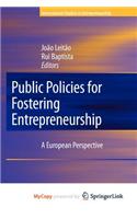 Public Policies for Fostering Entrepreneurship