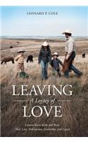 Leaving A Legacy of Love