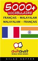 5000+ Francais - Malayalam Malayalam - Francais Vocabulaire
